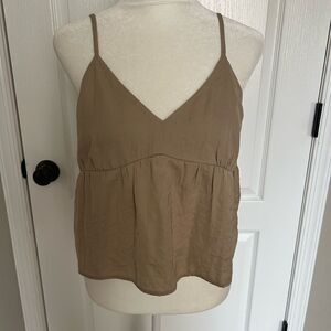 American Eagle Outfitters Women’s Tan Camisole Top Size Small